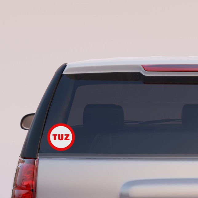 Custom Tuz Funny Arabic Bumper Window Car Sticker (Von Creator hochgeladen)