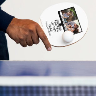 Custom TV-Farter des Jahres lustige Papa 2 Foto Tischtennis Schläger
