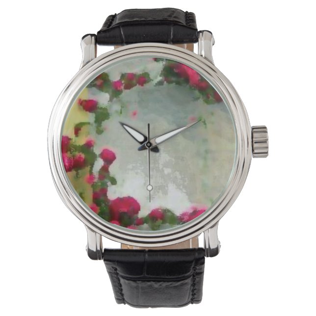 Custom Uhr flower (Vorderseite)