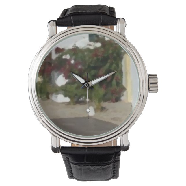 Custom Uhr flower (Vorderseite)