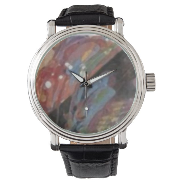 Custom Uhr pink (Vorderseite)