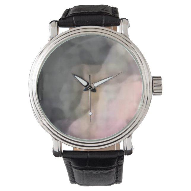 Custom Uhr pink (Vorderseite)