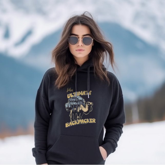 Custom Ultimate Backpacker Camping Geschenk T - Sh Hoodie (Von Creator hochgeladen)