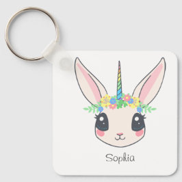 Custom Unicorn Cute Pink Girls Schlüsselanhänger