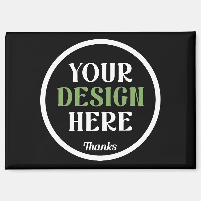 custom, unique, sleek & minimalist magnet (Vorderseite)