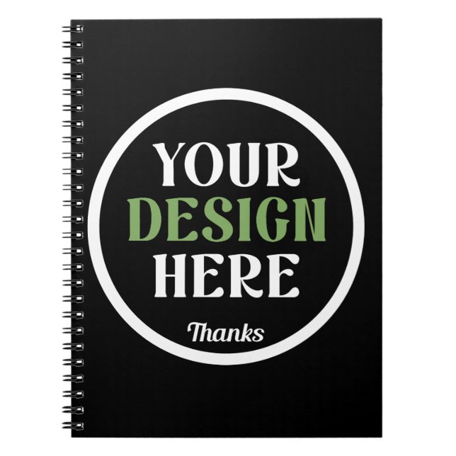 custom, unique, sleek & minimalist notizblock (Vorderseite)