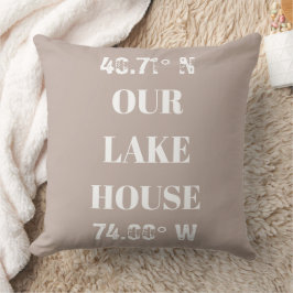 Custom Unser Lake House koordiniert Throw Kissen