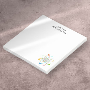 Custom Up and ATOM Funny Science Zitat Post-it Klebezettel