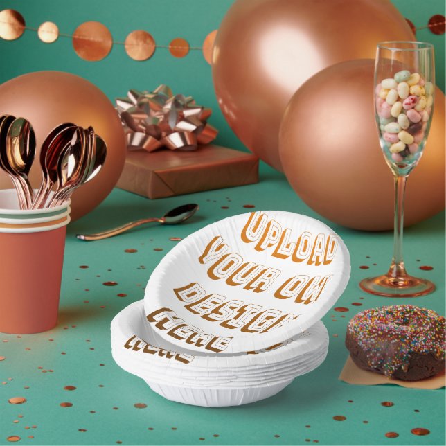 Custom Upload Design Product Pappteller (Multi)