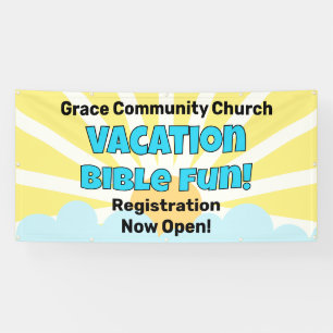 Custom Vacation Bible Fun Sunny Banner