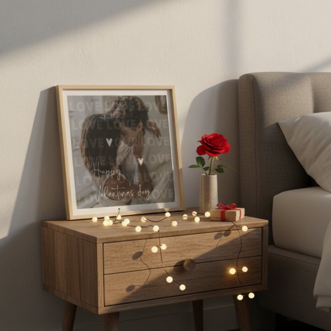 Custom Valentine's Day Romantic Couple Foto (Von Creator hochgeladen)