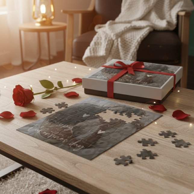 Custom Valentine's Day Romantic Couple Foto Puzzle (Von Creator hochgeladen)