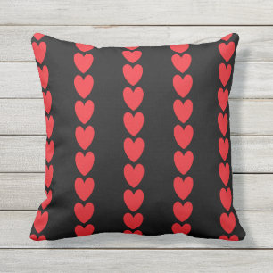Custom Valentine's Day Weddings Red Heart Patterns Kissen