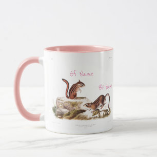 Custom Valentine's Eichhörnchen Couple Name Tasse