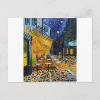Custom Van Gogh Café Terrasse Vintage Kunst, Dicht Postkarte