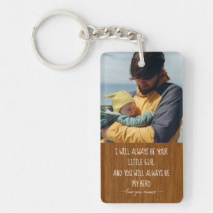 Custom Vater Schlüsselanhänger Modernes Foto, Väte