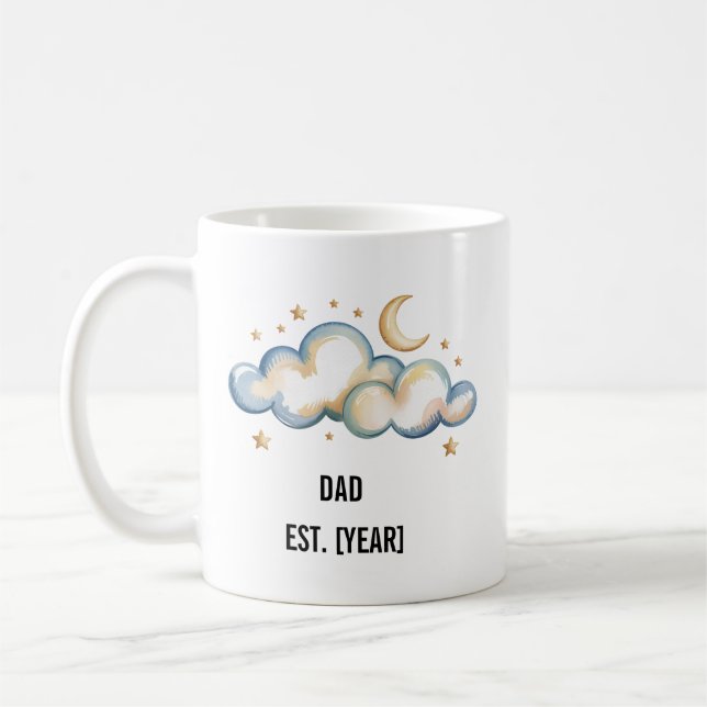 Custom Vater Tasse - Personalisiertes neues Dad Ge (Links)