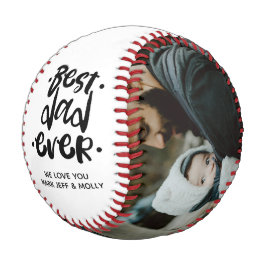 Custom Vatertag Bester Vater je Foto Geschenk Base Baseball