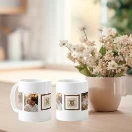 Custom Vatertag Tasse mit Fotos - "Bester Vater"