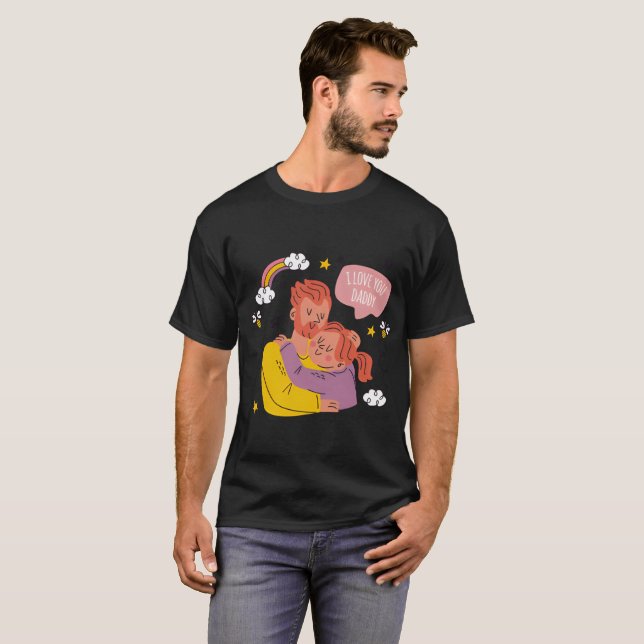 Custom Vathers Day Foto Collage Bester Vater je T- T-Shirt (Vorne ganz)