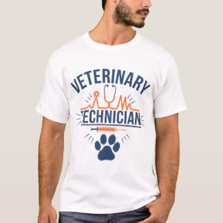 Custom Vet Tech Geschenke | Veterinärmedizinische  T-Shirt