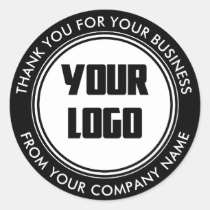 Custom Vielen Dank für Ihren Business Sticker