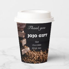 Custom Vielen Dank JOJO GIFT Modernes Design schwa Pappbecher