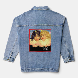 CUSTOM VINTAG ANGELS DENIM JACKET JEANSJACKE