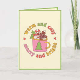 Custom Vintag Retro "Warm & Cosy" Weihnachten