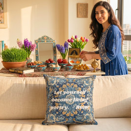 Custom Vintag Tile Nowruz iranisches Neujahrsgesch Kissen