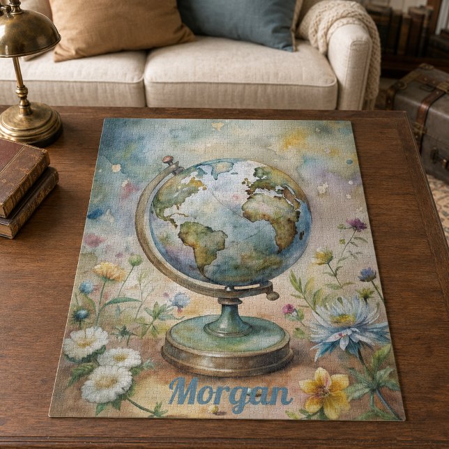 Custom Vintag World Travel Art Puzzle (Von Creator hochgeladen)