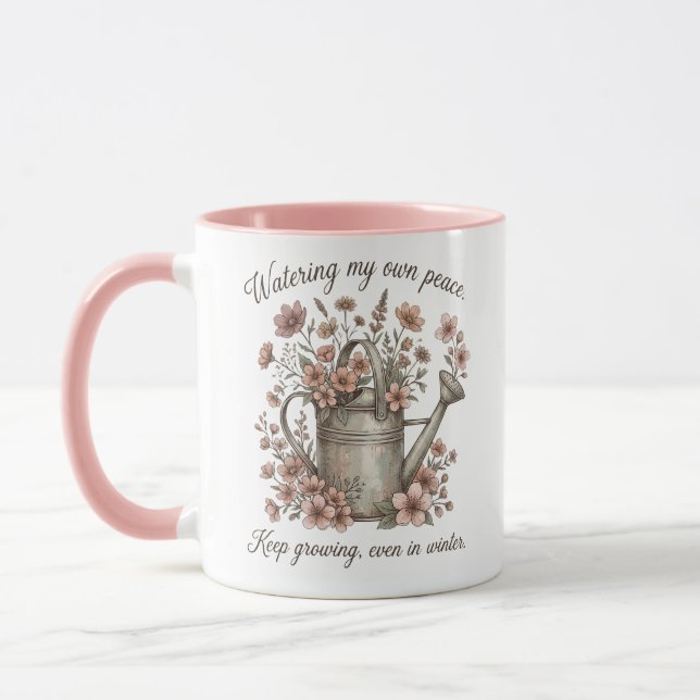 Custom Vintage Floral Botanical Tasse (Links)