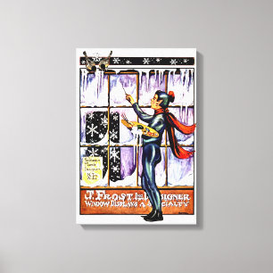 CUSTOM VINTAGER JACK FROST COVERART LEINWAND WRAP