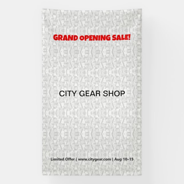 Custom Vinyl Banners | Grundstoffe und Grafiken Banner (Vertikal)