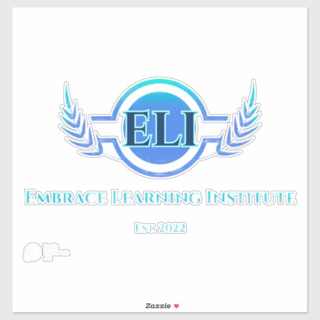 Custom Vinyl Sticker - Embrace Learning Institute (Blatt)
