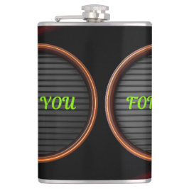 Custom Vinyl Wrapped Flask | Personalisierte Muste Flachmann