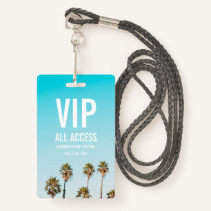 Custom VIP All Access Festival Pass Abzeichen Ausweis