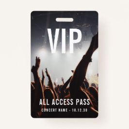 Custom VIP All Access Pass Konzert Event Ausweis