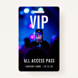 Custom VIP All Access Pass Konzert Event Ausweis