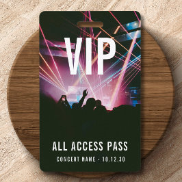 Custom VIP All Access Pass Konzert Event Ausweis
