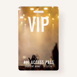 Custom VIP All Access Pass Konzert Event Ausweis