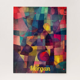 Custom Vivid Abstrakt Geometric Art Puzzle
