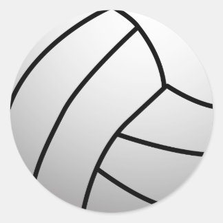Custom VolleyBall Sportprodukt Runder Aufkleber