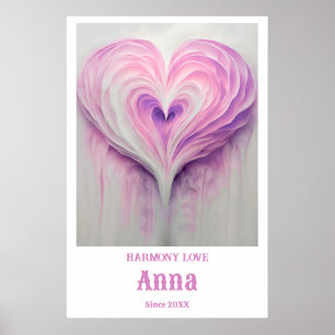 Custom Wall Art mit Name und Sonderdatum Poster