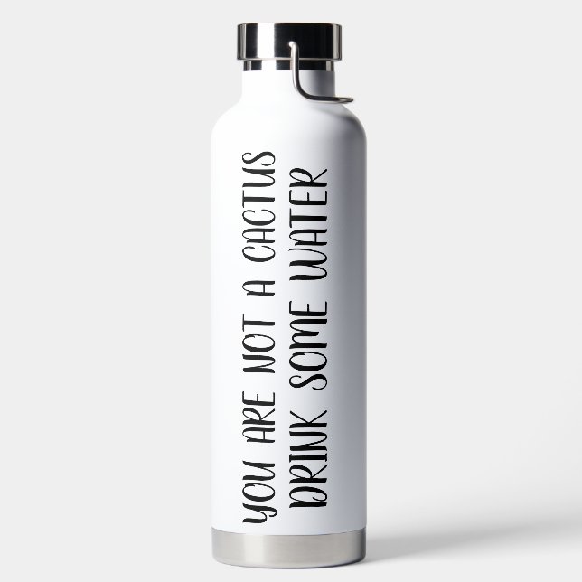 Custom  Water Bottle with - Personalized Water Bot Trinkflasche (links)