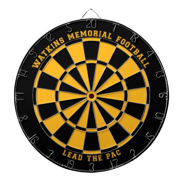 Custom Watkins Memorial Dartboard 123c / Black Dartscheibe (vorne)