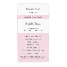 Custom Wax Melt Labels
