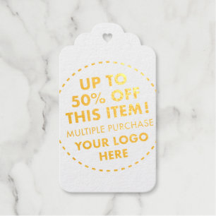 Custom Wedding 50% Rabatt für Bulk kaufen Gold Geschenkanhänger