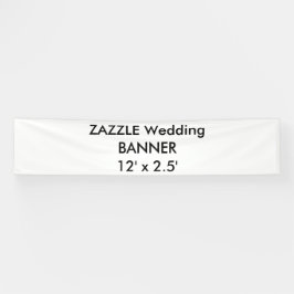 Custom Wedding Banner 12' x 2,5'