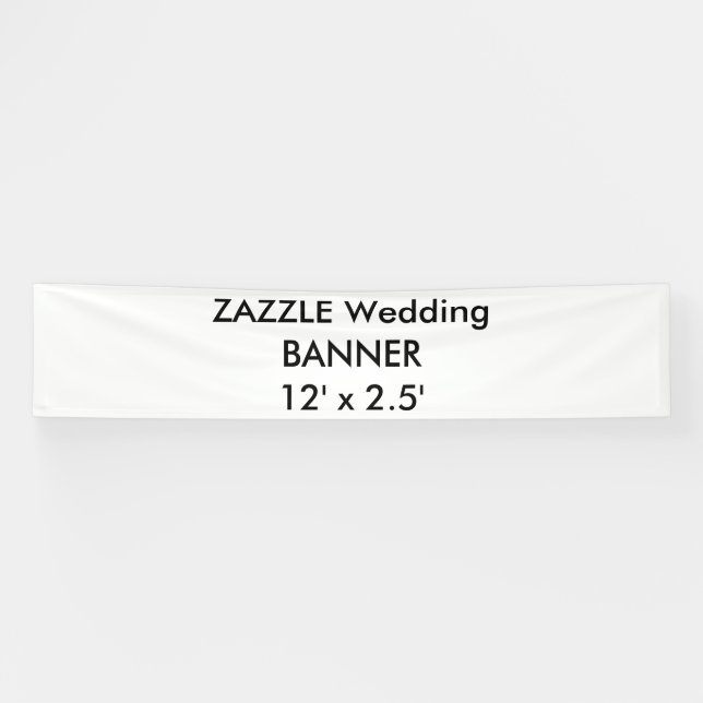 Custom Wedding Banner 12' x 2,5' (Horizontal)